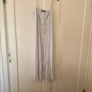 Brandy Melville White Floral Dress NWT